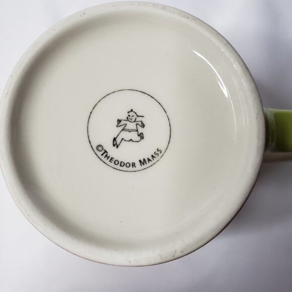 Maass Owls on a Branch Tea Coffee Mug Art Deco Owl Family - Picture 6 of 6